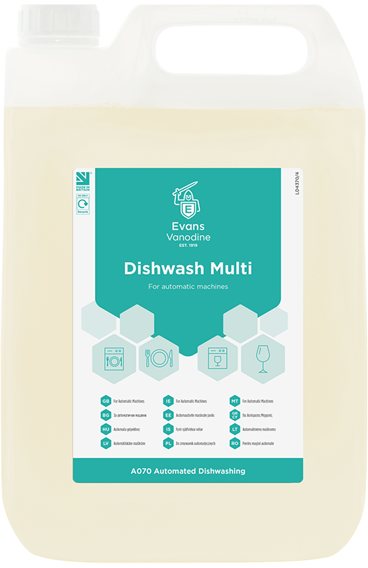 Evans Dishwash Multi Detergent 5L