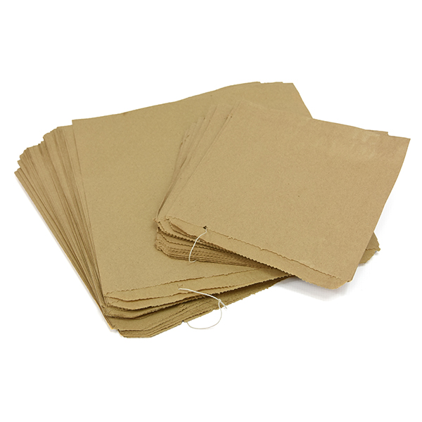 Strung Paper Bags 8"x 8" - pack of 1000 brown