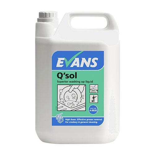 Q'Sol Superior Washing Up Liquid 5 Litres