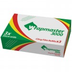 Clingfilm - Wrapmaster refill 300mm x 300m Pack of 3