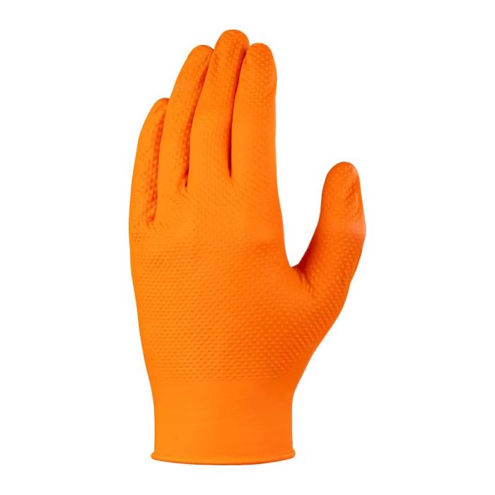 TX925 Orange Nitrile HD Grip Gloves 500