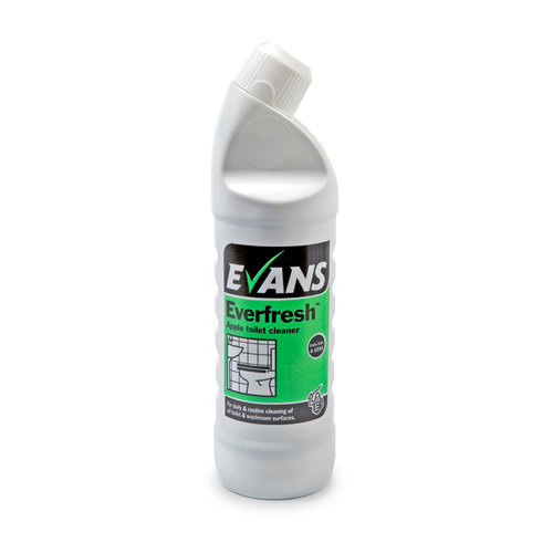 Evans Everfresh Apple Toilet Cleaner - 6x1Ltr