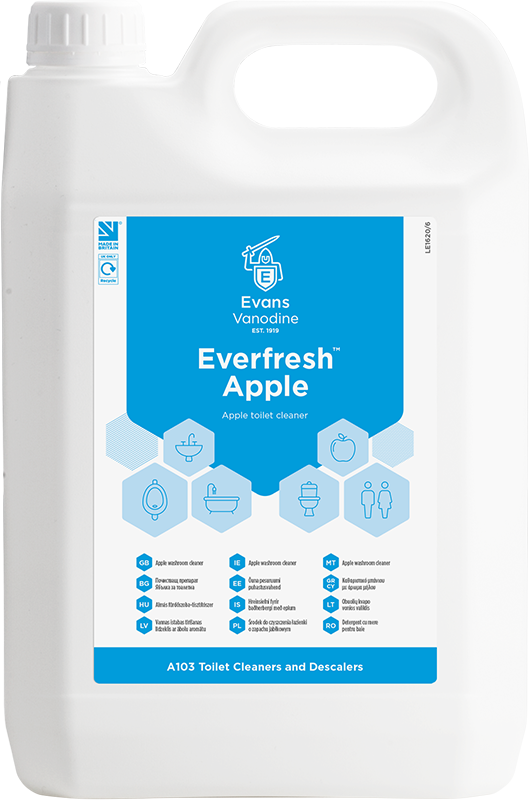 Evans Everfresh Apple Toilet Cleaner - 5 Litre