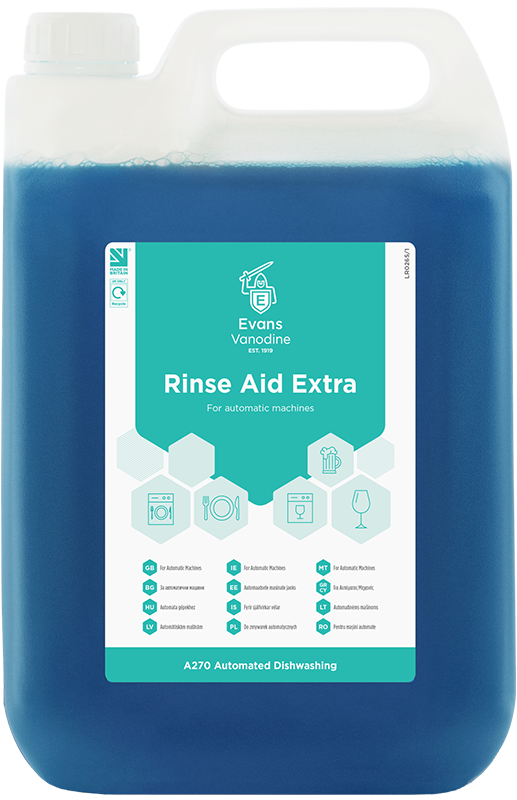 Evans Rinse Aid  Extra- 5 litres