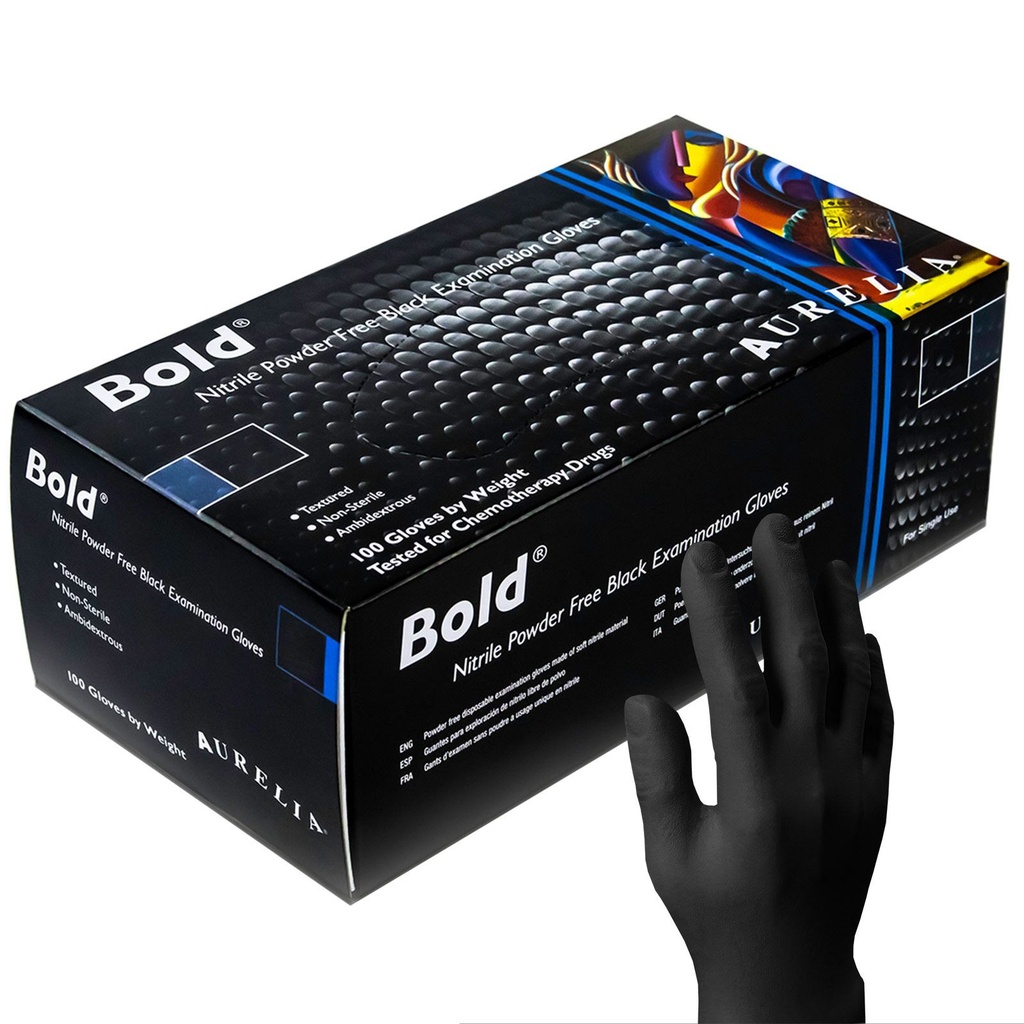 Black Nitrile Bold Glove 300 - Case of 10 boxes