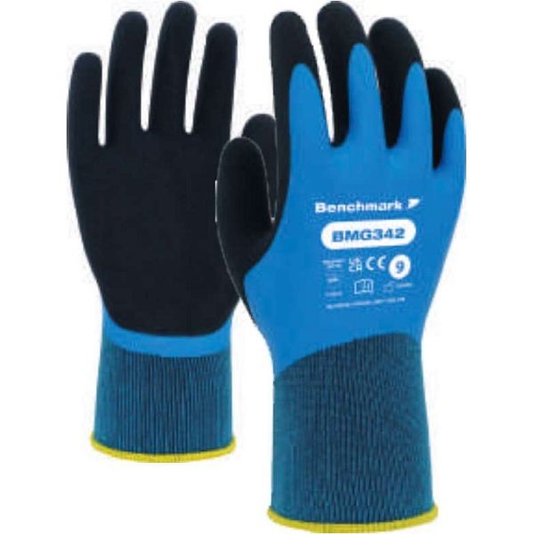 Benchmark BMG342 Water Repellent Latex Glove (Pair)