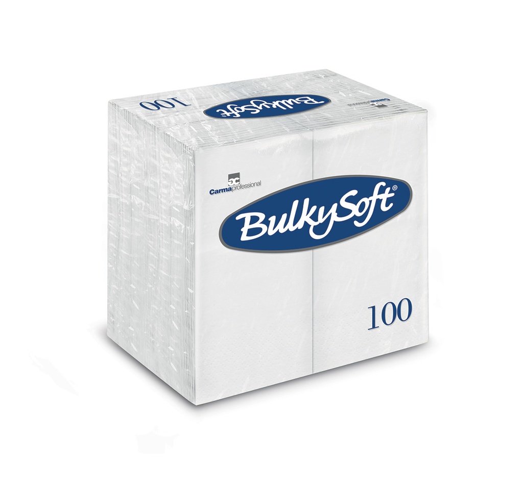 Bulkysoft Napkin 2-ply 8-Fold 40cmx40cm (x2000)White 32042