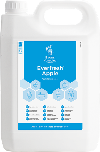 [EVTA050] Evans Everfresh Apple Toilet Cleaner - 5 Litre