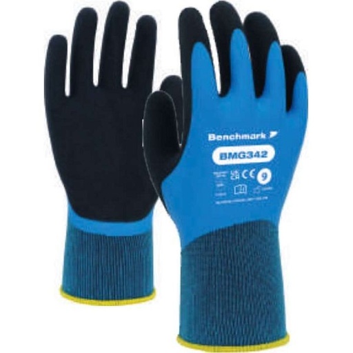 Benchmark BMG342 Water Repellent Latex Glove (Pair)