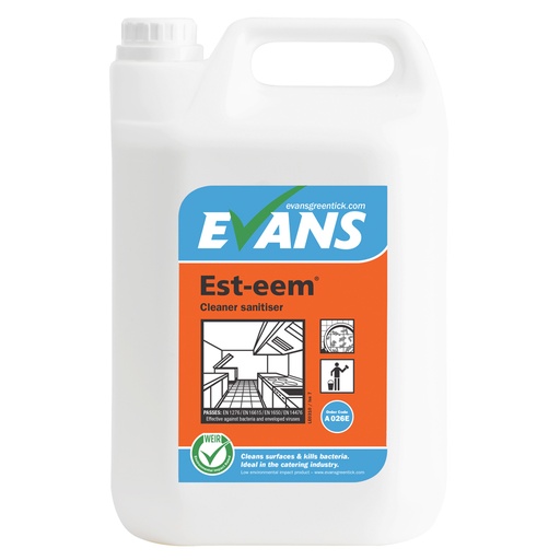 [EVSS050] Esteem Kitchen Cleaner/Sanitiser - 5 litre