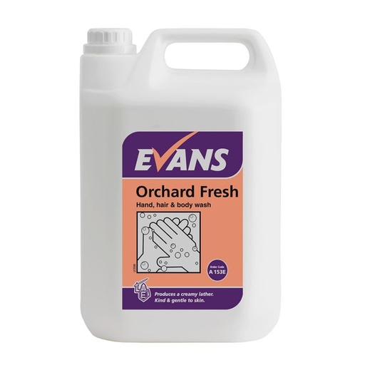 [EVHW050] Evans Handwash Orchard Fresh  5 Litres